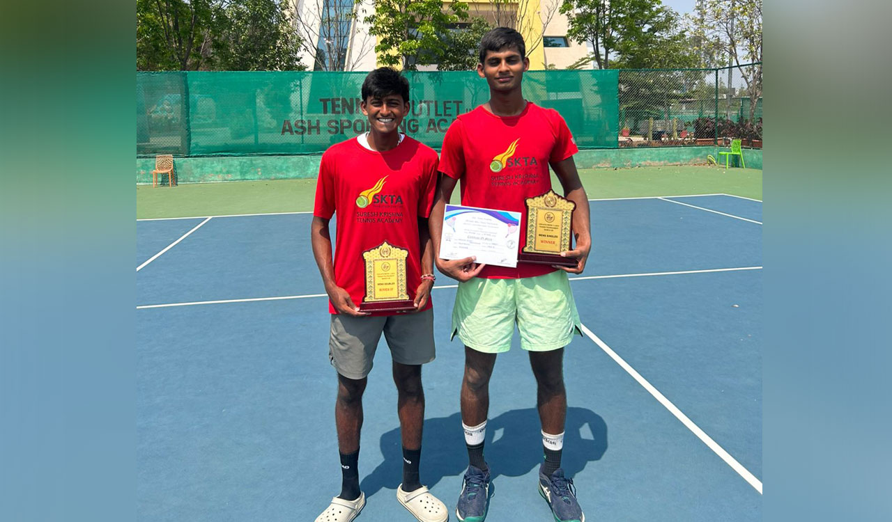 Naishik Reddy wins singles title at Rs 1 lakh AITA tennis tournament
