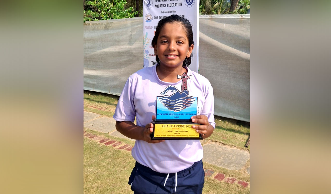 Shagun Sharma wins gold in sea swimming championship