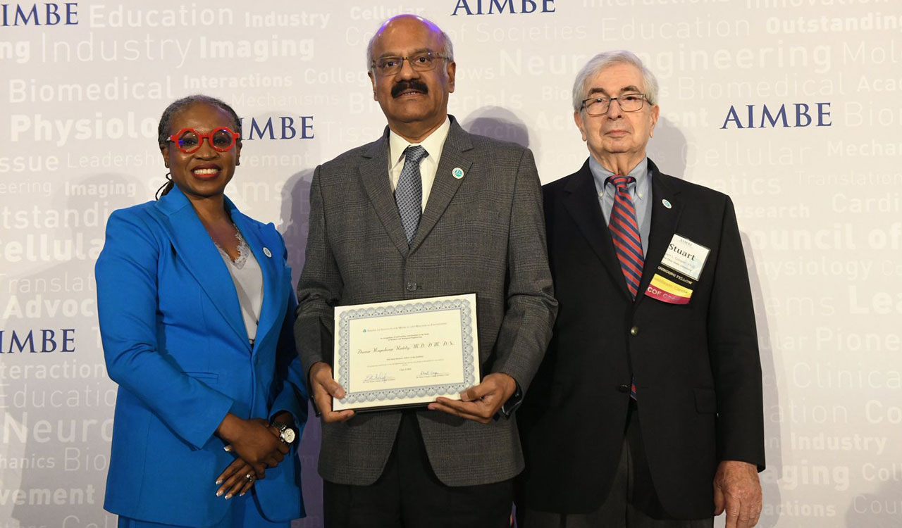Dr D Nageshwar Reddy elected to AIMBE College of Fellows