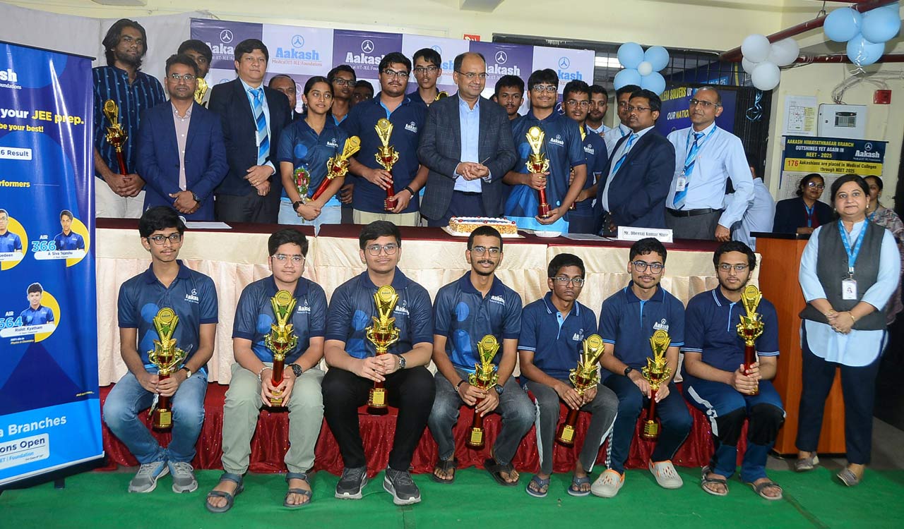 AESL Telangana students shine in JEE Main 2026 results