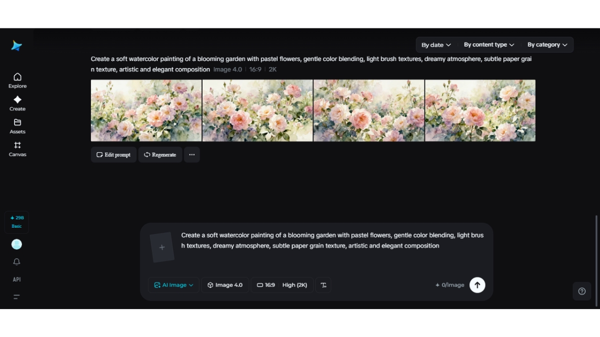 Create Watercolor-Style Artwork with AI: Turn Simple Prompts into Artistic Visuals