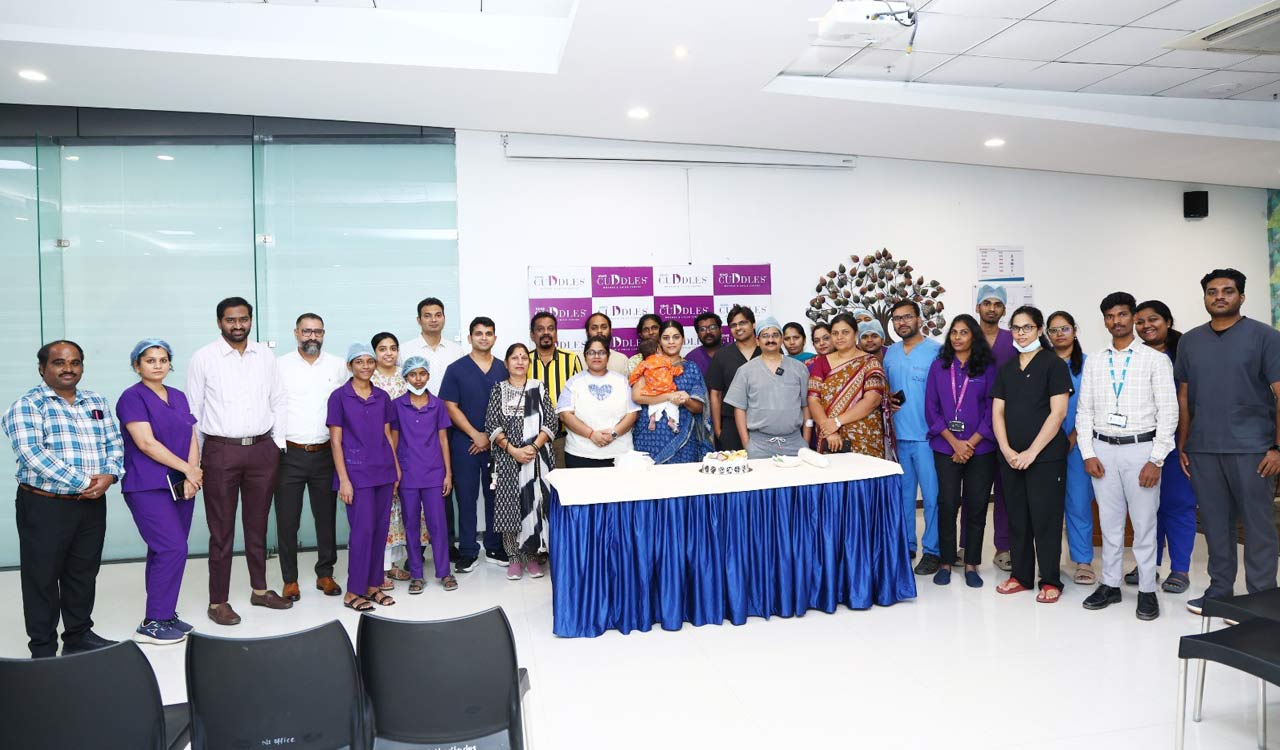 Hyderabad doctors save infant after critical airlift rescue from Raipur