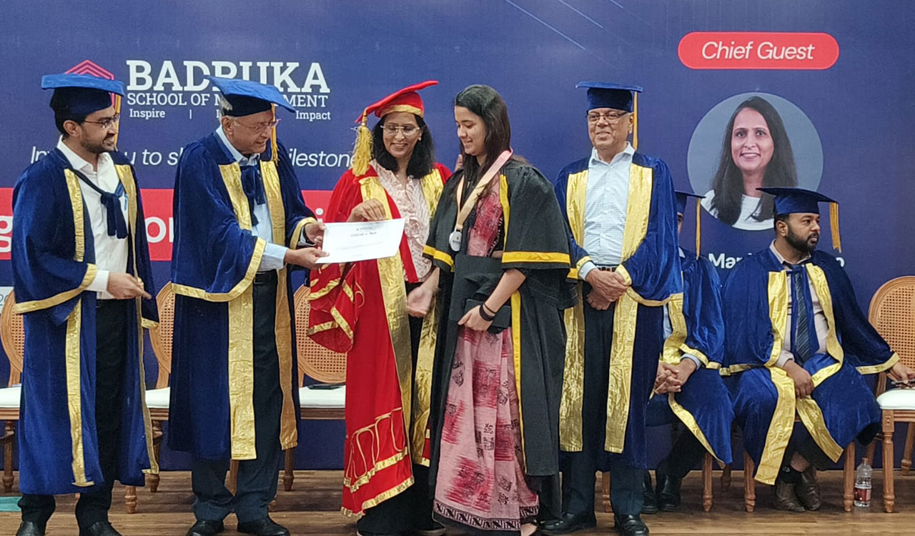 Badruka School of Management holds first convocation in Hyderabad
