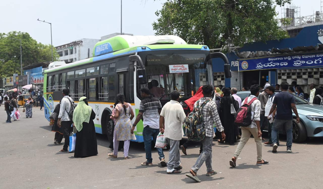Relief for commuters as RTC buses roll out after three-day strike