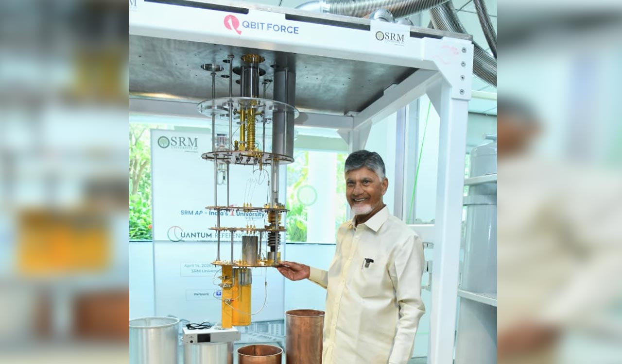 Chandrababu Naidu launches India’s first quantum testbeds in Amaravati