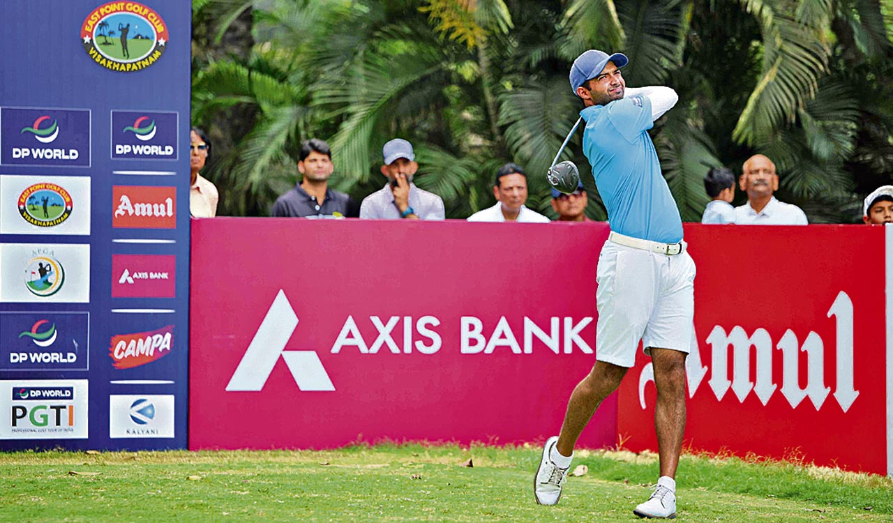 Dhruv Sheoran takes early lead with eagle and birdies at Andhra Open