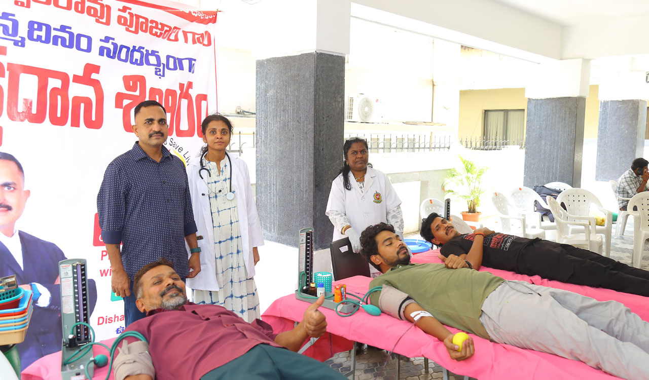 Disha Law Firm hosts blood donation camp in Hyderabad