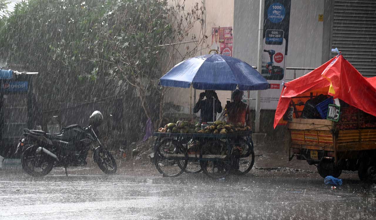 Scorching dry heat gives way to intense evening storms, hail across Hyderabad and Telangana