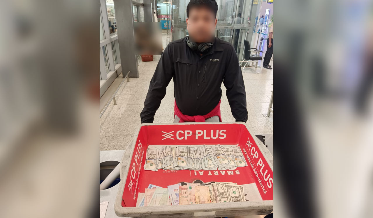 CISF seizes Rs 9.62 lakh foreign currency at Hyderabad airport
