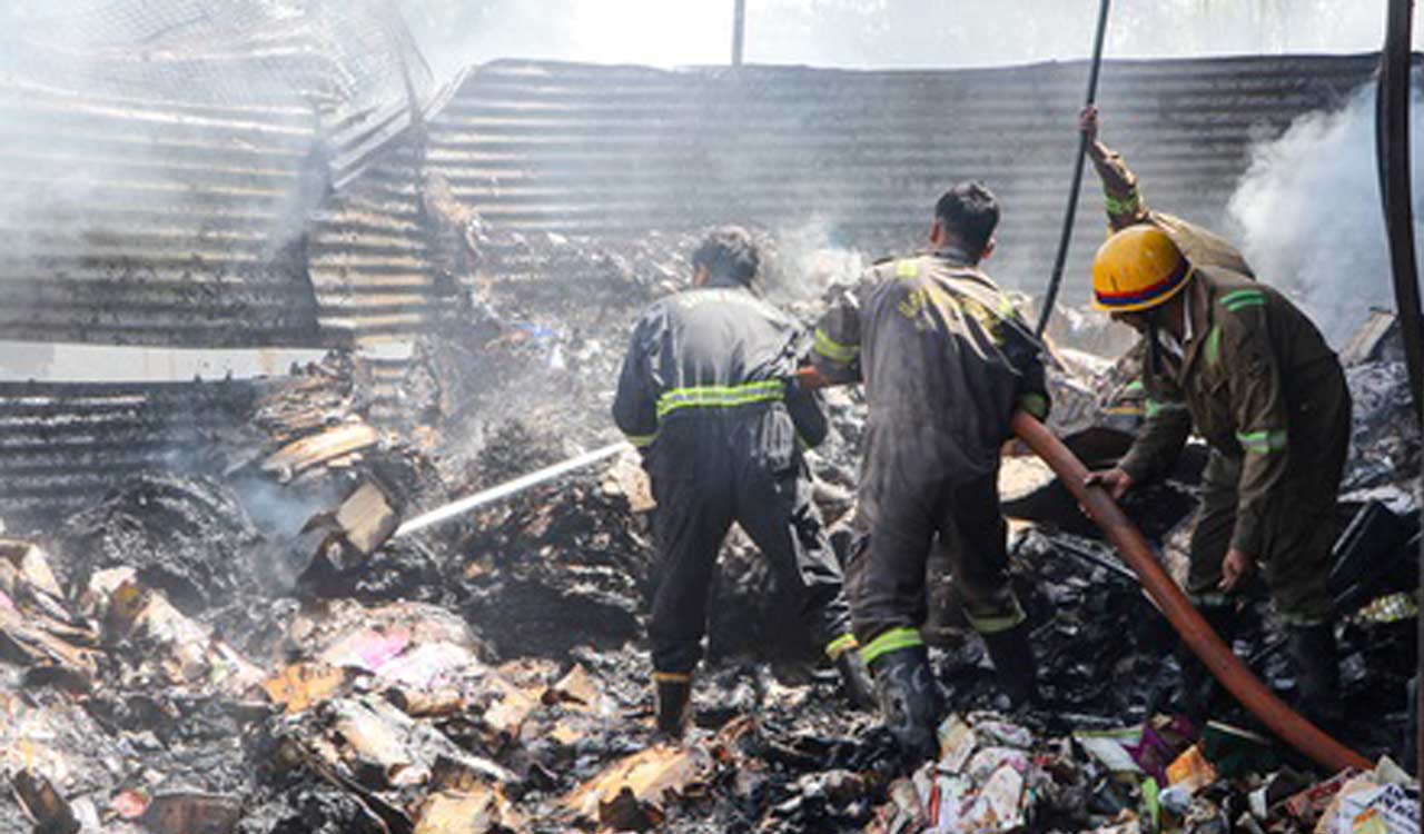 Four killed in scrap warehouse fire, explosion triggers panic in Neemrana