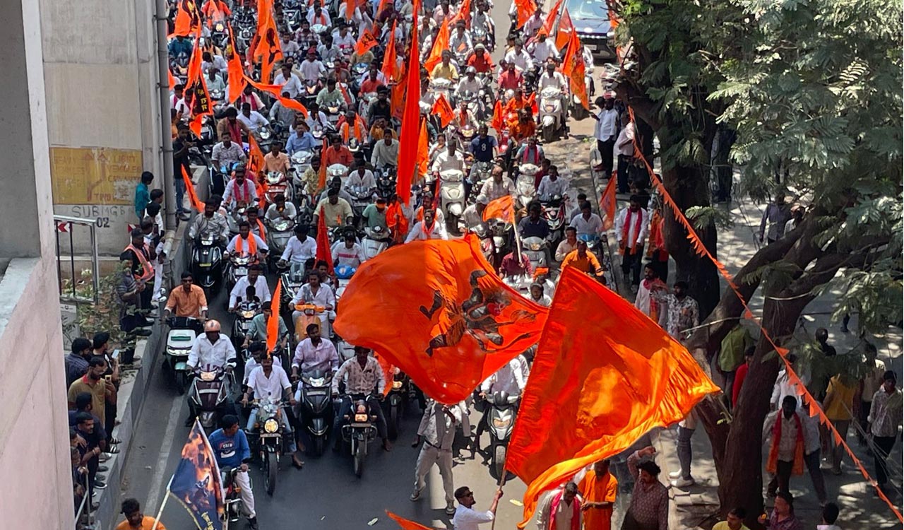 Veer Hanuman Jayanthi procession held across Hyderabad with fervour