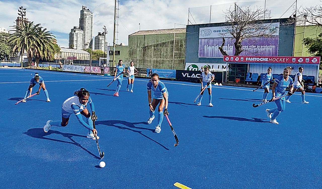 India women’s hockey team fights back to draw series 2-2 with Argentina