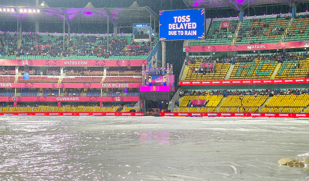 IPL 2026: Rain delays Rajasthan Royals vs Mumbai Indians clash in Guwahati