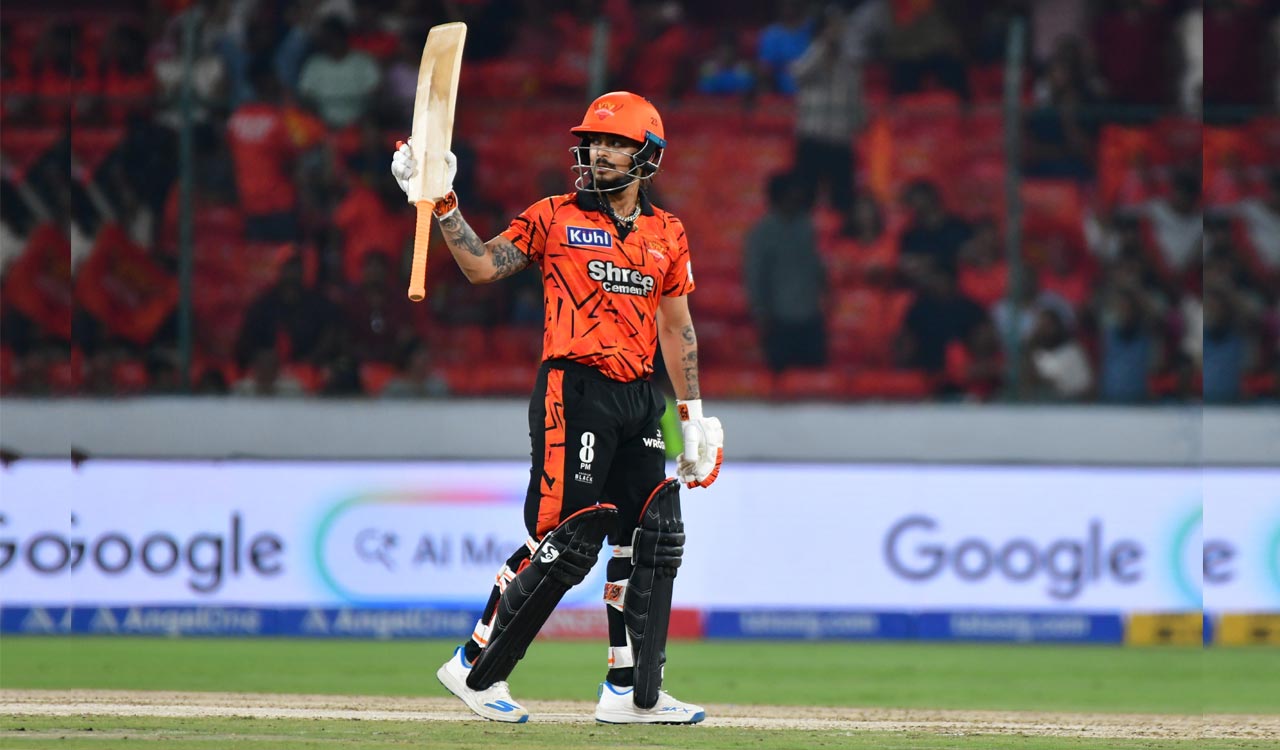 Sooryavanshi out first-ball duck; Ishan Kishan powers Sunrisers to 217 against Royals