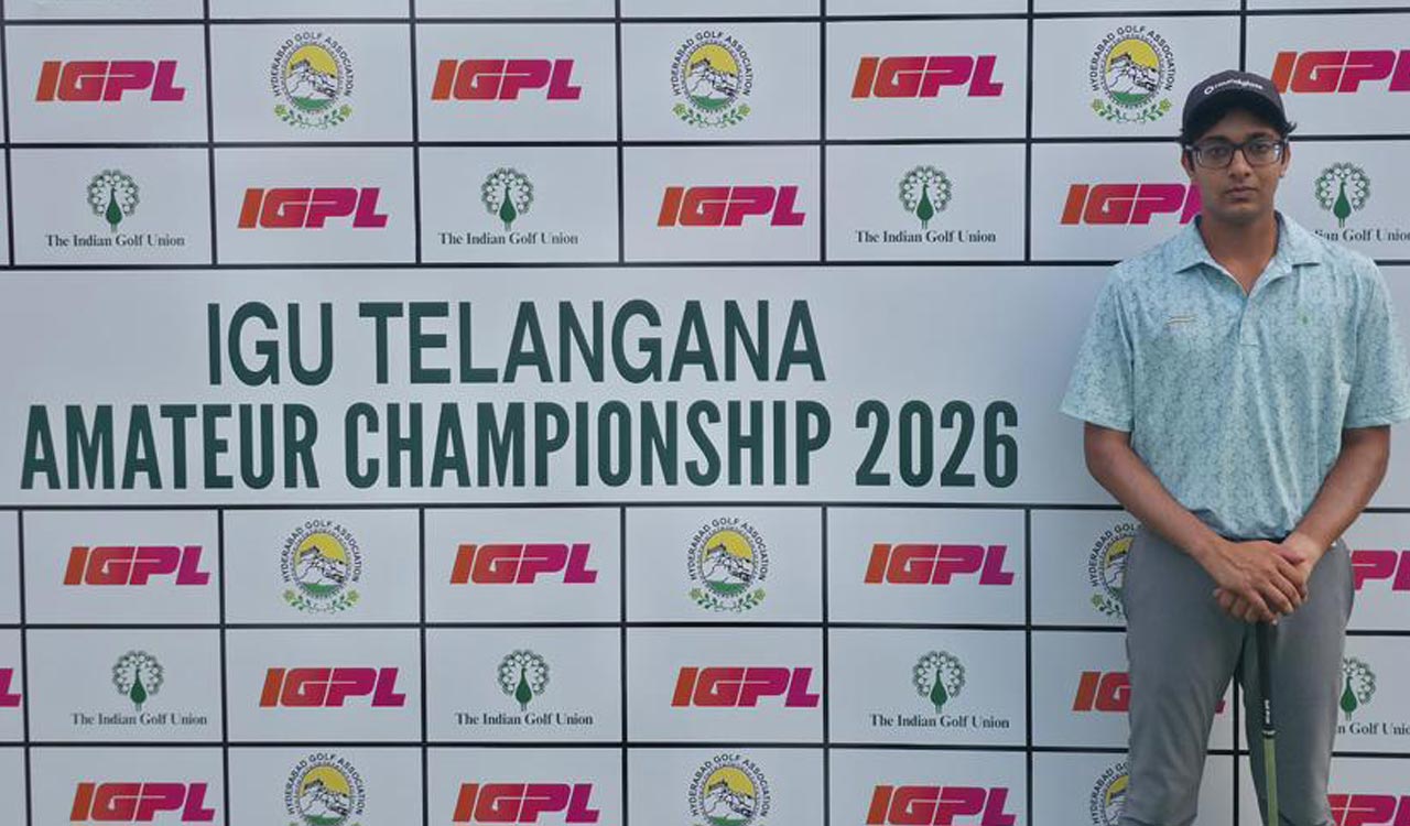 Krish Chawla leads after opening day of IGU Telangana Amateur Golf Championship
