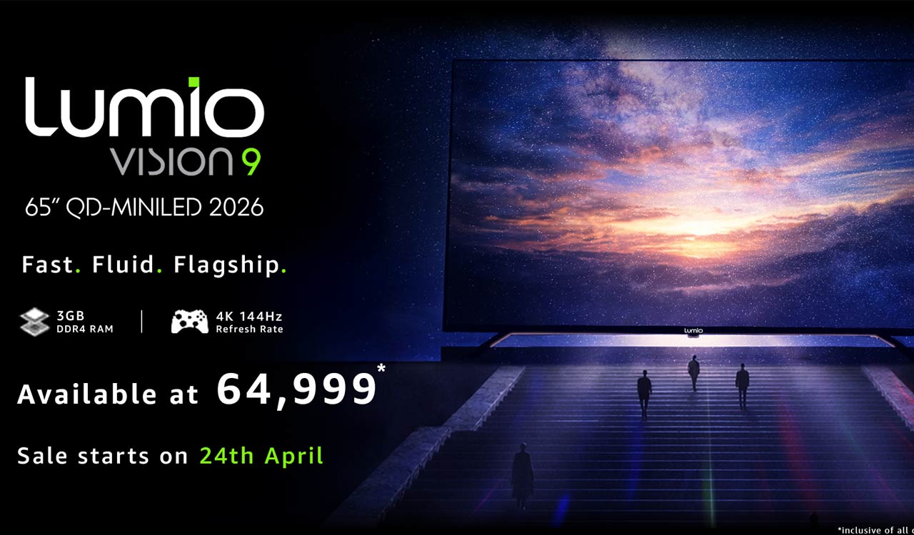 Lumio launches Vision 9 (2026) smart TVs with focus on speed and immersive viewing