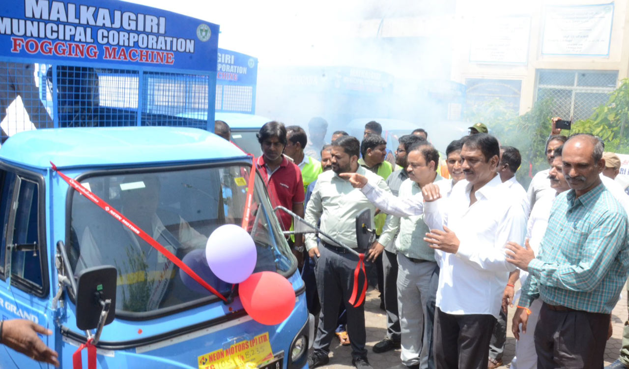 Hyderabad launches EV fogging machines to fight mosquito menace