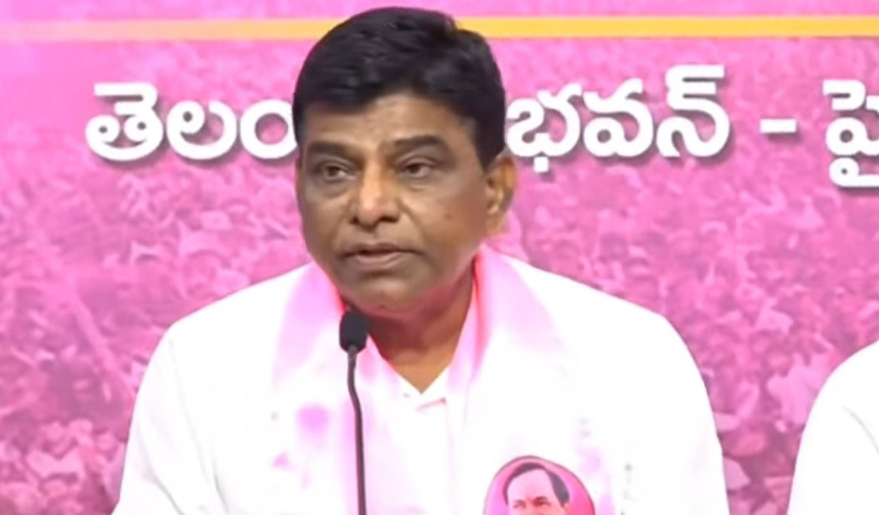 Khammam BRS leaders condemn attack on KCR’s Gajwel MLA camp office