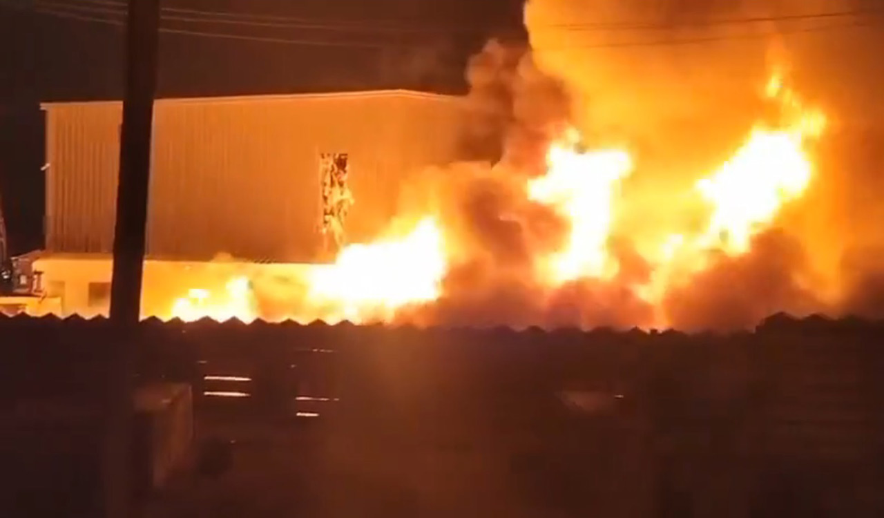 Hyderabad: Major fire breaks out at scrap warehouse in Suraram, no casualties