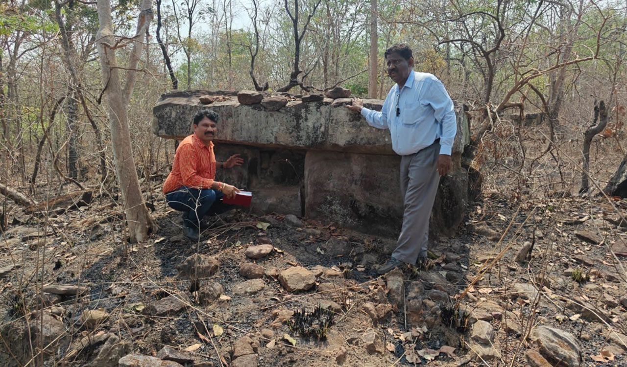 Megalithic dolmens unearthed in Mulugu shed light on prehistoric burial practices in Telangana