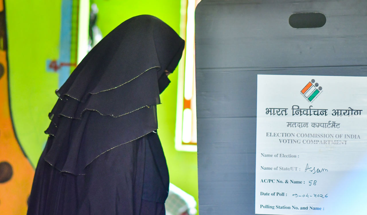 High turnout marks peaceful polling in Assam, Kerala, and Puducherry; Counting of votes on May 4