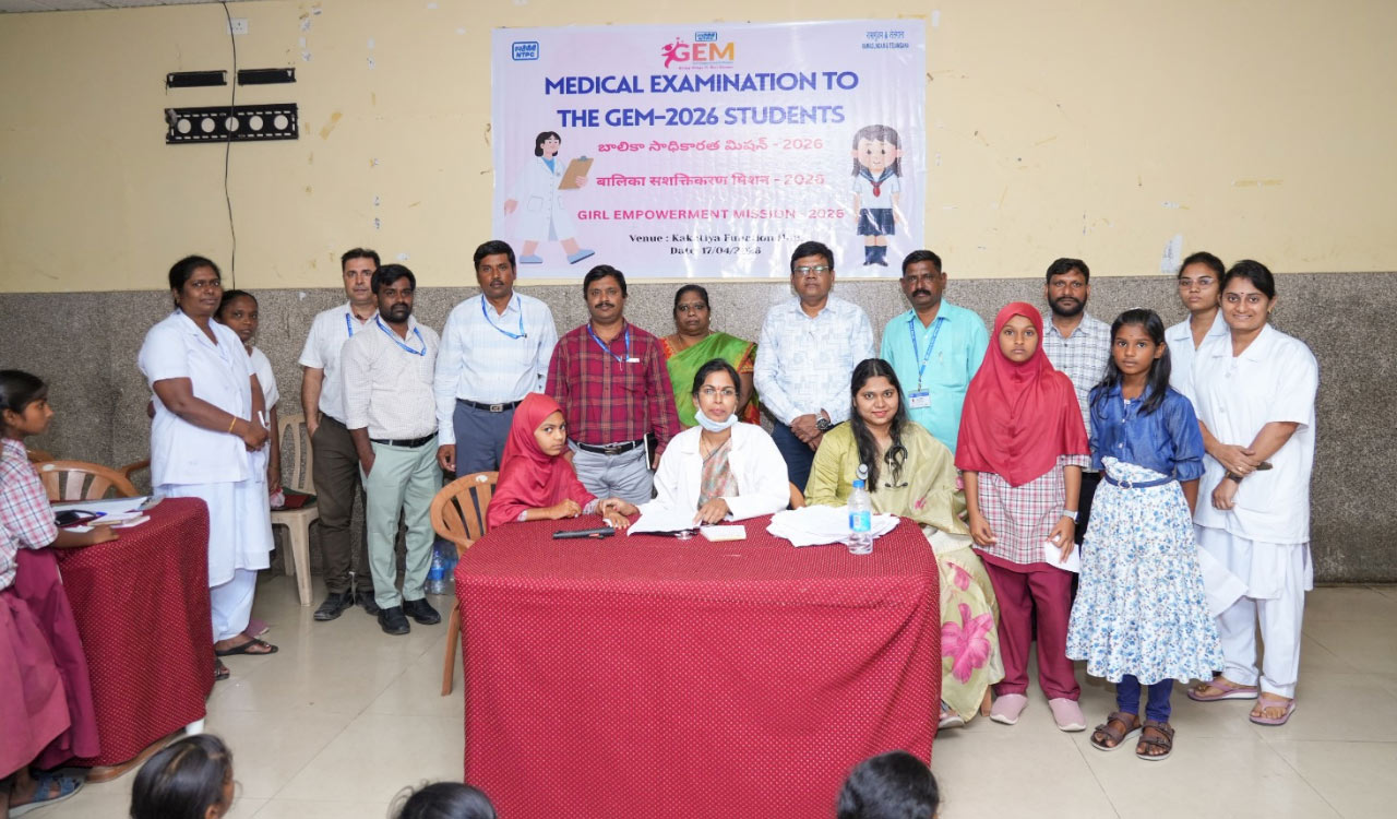 Medical examination camp for GEM students held at NTPC Ramagundam