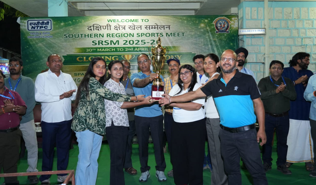 NTPC southern region sports meet concludes at Ramagundam