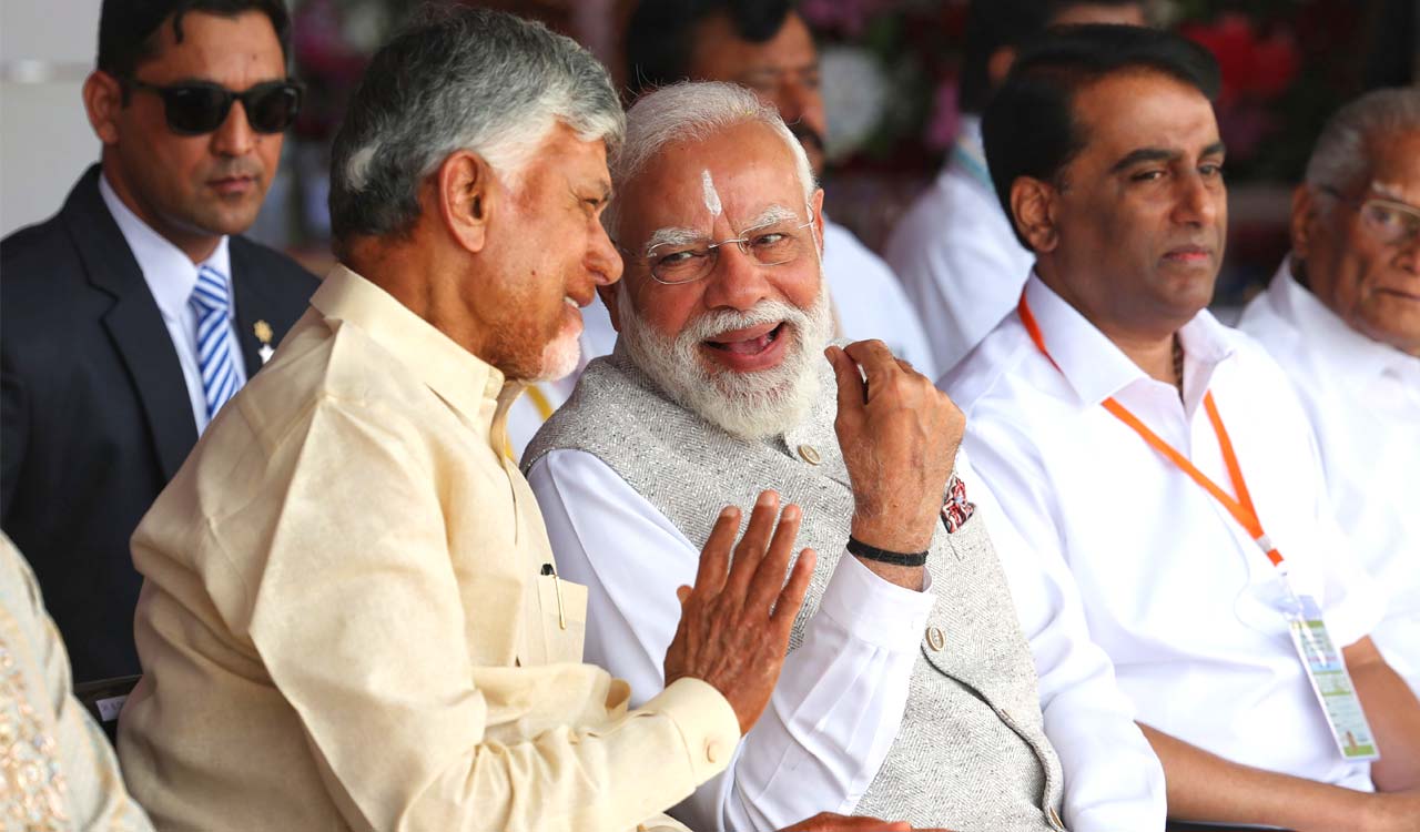 PM Modi, leaders extend birthday greetings to Chandrababu Naidu