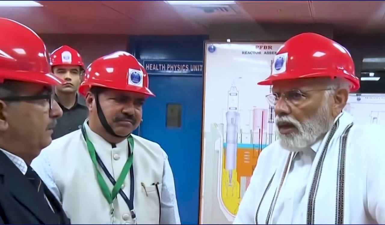 PM Modi calls Kalpakkam fast breeder reactor criticality ‘historic milestone’ in nuclear journey