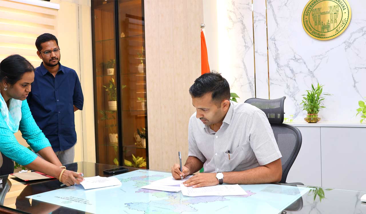 Prateek Jain assumes charge as Sangareddy Collector in IAS reshuffle