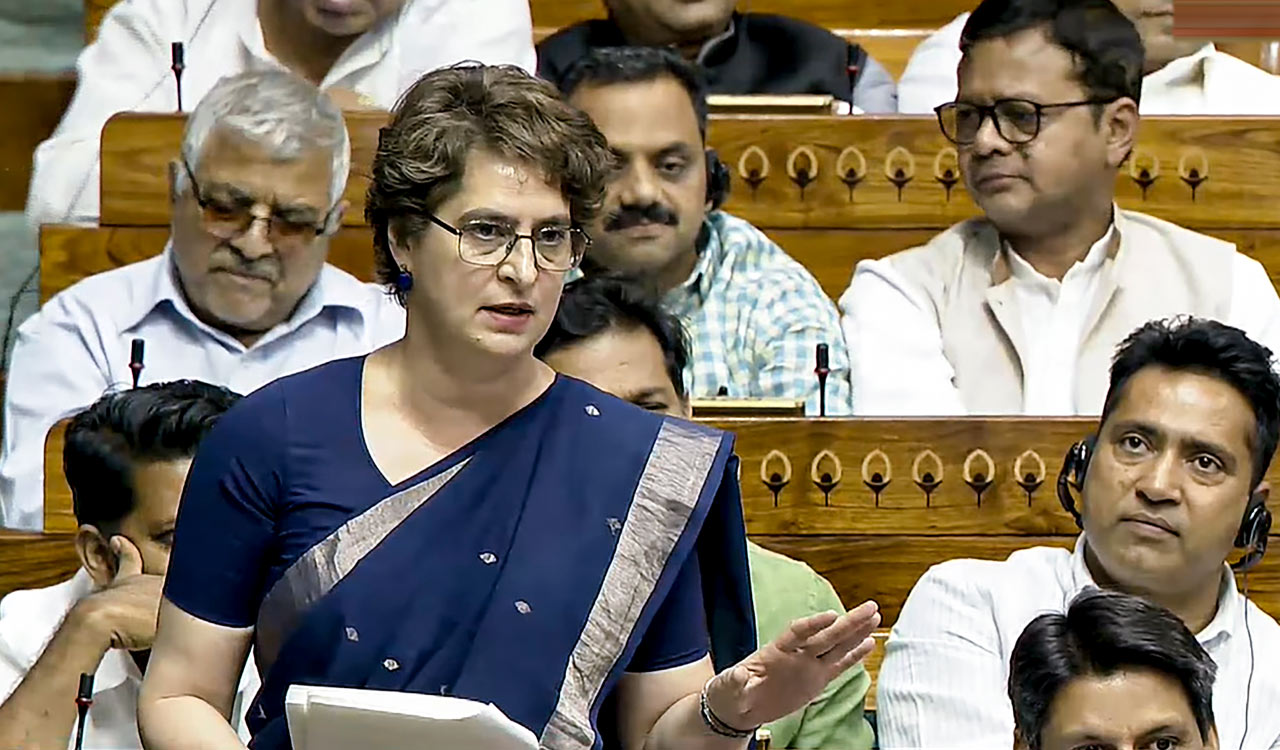 Priyanka Gandhi says Centre’s federal structure plan defeated in Lok Sabha