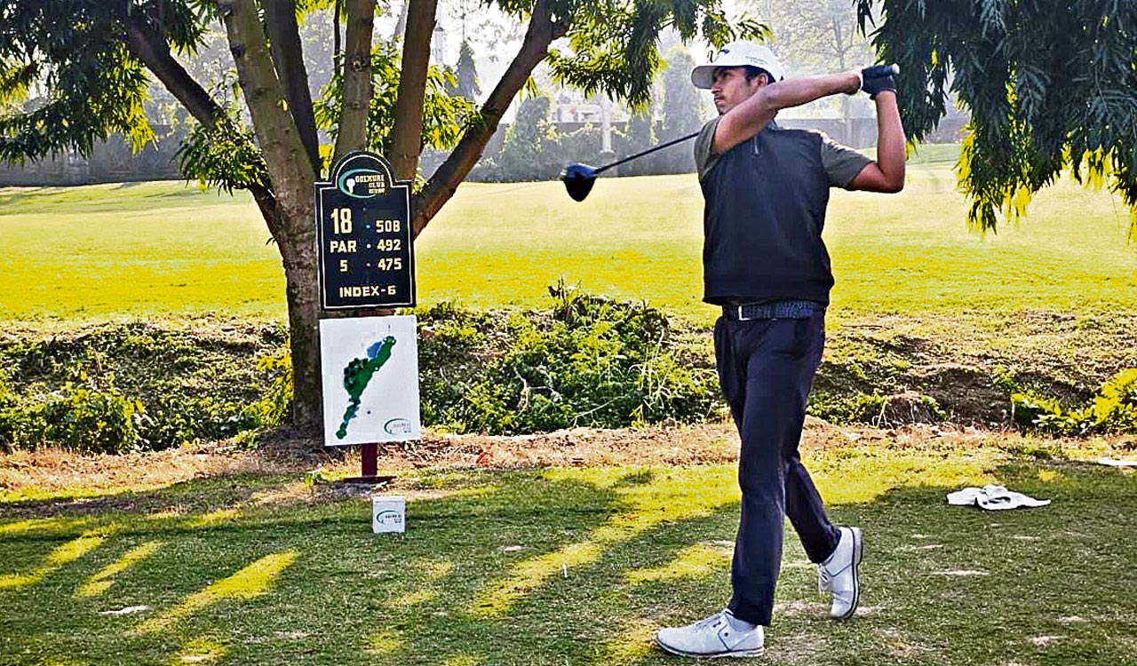 Ribhav Verma shines with bogey-free 66 in IGU Hyderabad Amateur Golf Championship