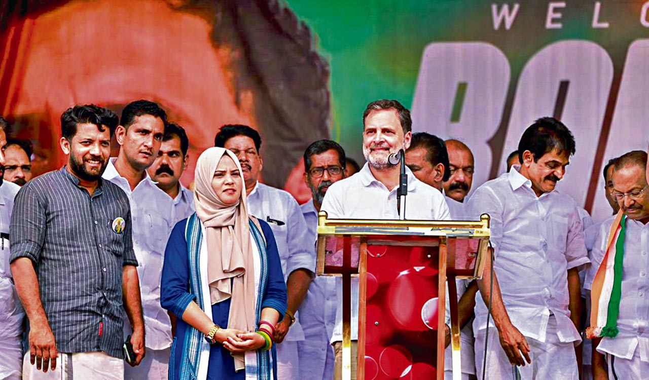 Left has moved away from core principles: Rahul Gandhi attacks CM Vijayan in Kerala