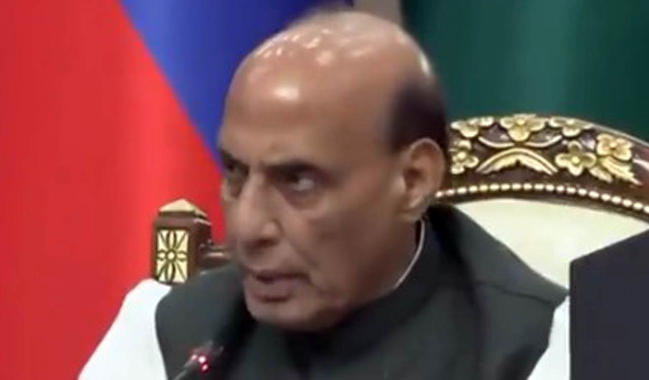 Congress accuses Rajnath Singh of giving ‘shameful clean chit’ to Pakistan at SCO