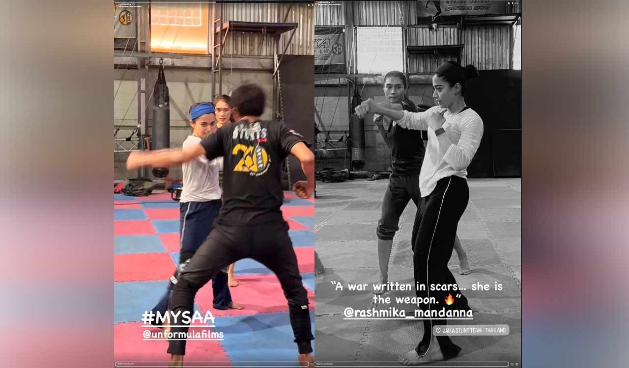 Rashmika Mandanna trains in martial arts for Mysaa, director calls her character a ‘weapon’