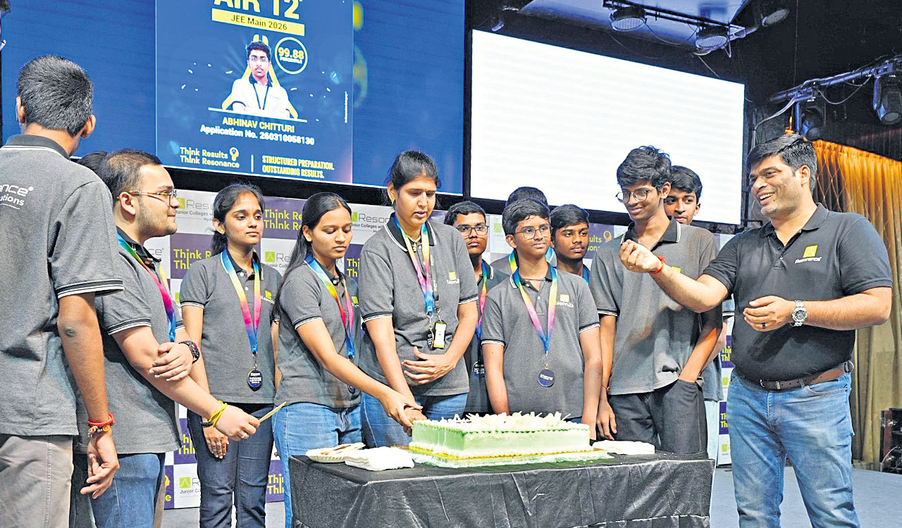 Resonance Hyderabad shines in JEE Main 2026 with stellar campus-wide results
