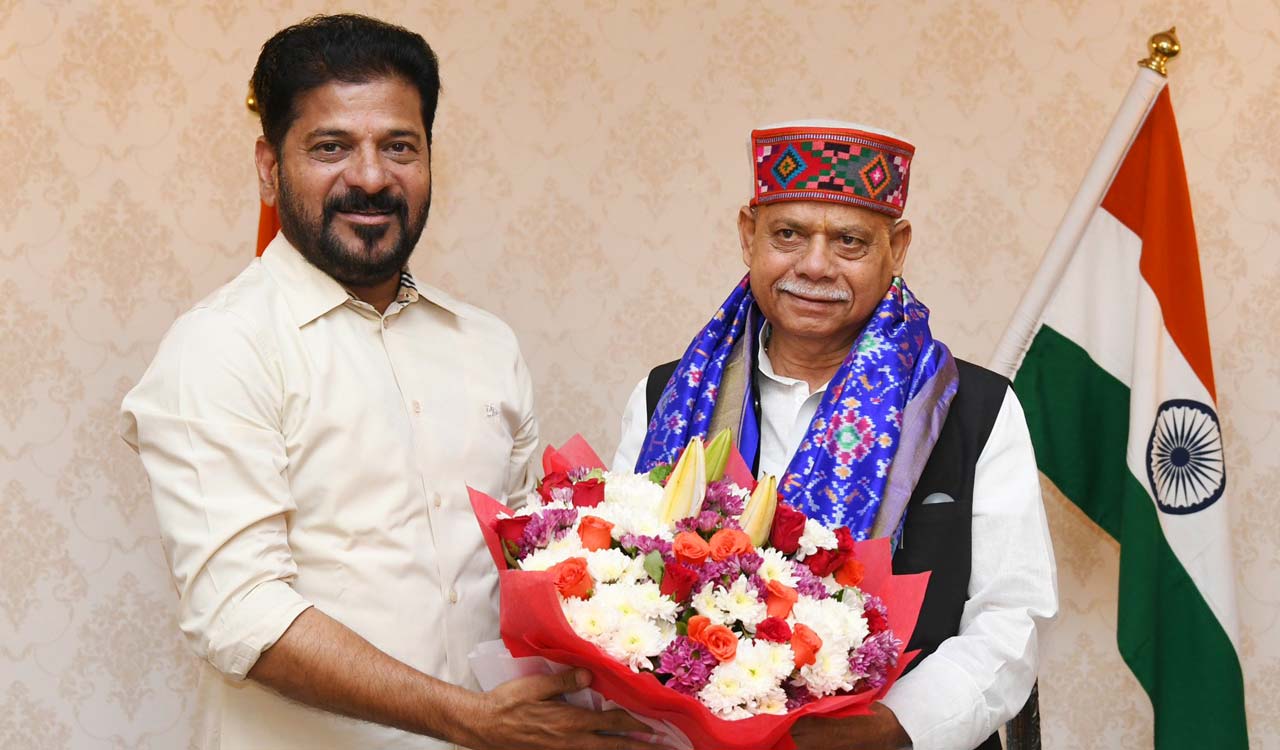 Revanth Reddy meets Governor, sparks buzz over Azharuddin MLC nomination