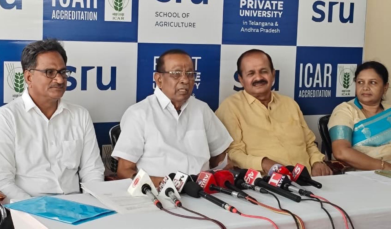 Warangal’s SR University gets ICAR accreditation for School of Agriculture