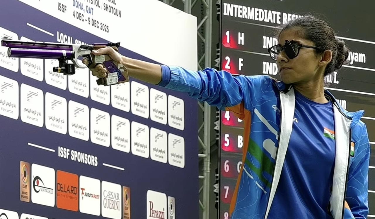 Sainyam shines with best-ever finish at ISSF World Cup in Granada