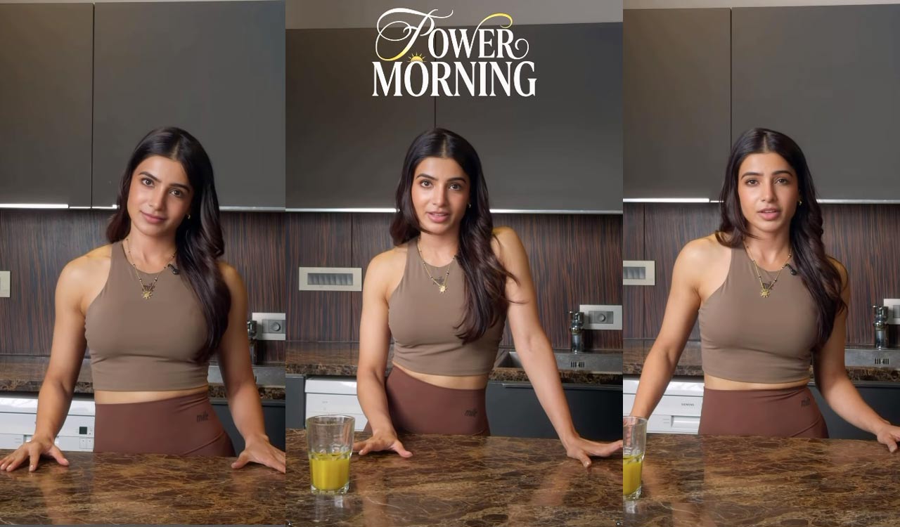 Samantha Ruth Prabhu shares her “power morning” routine for a healthier start to the day