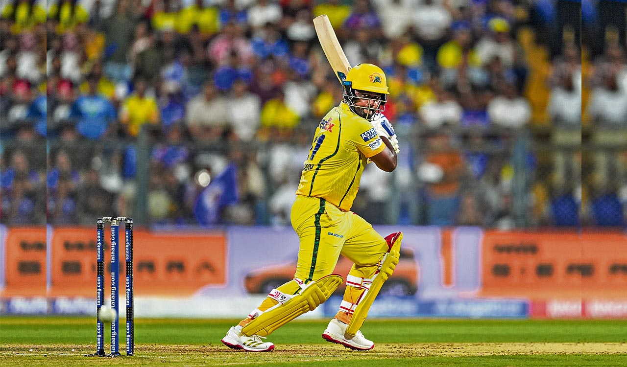 Samson leads Chennai Super Kings to 103-run win over Mumbai Indians