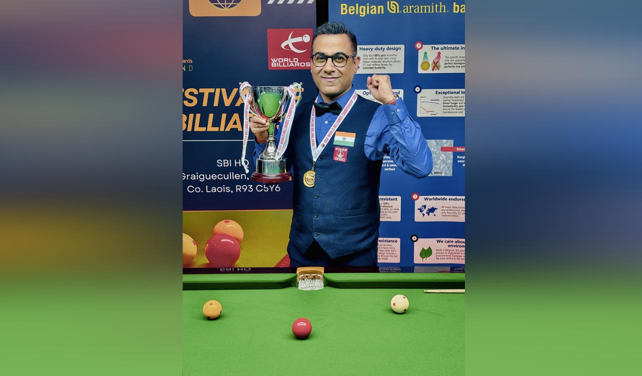 Sourav Kothari retains IBSF World Billiards title with dominant win over Pankaj Advani