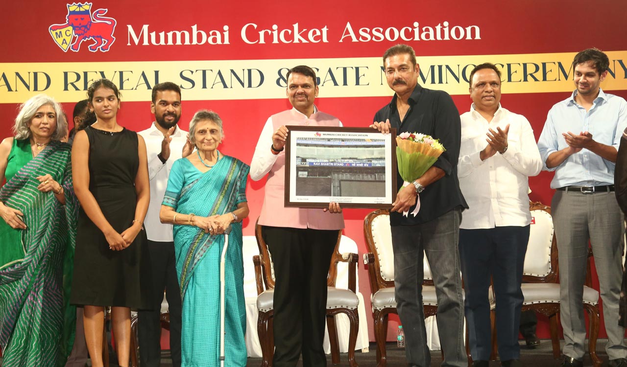 Mumbai honours Shastri, Sardesai, Solkar and Edulji at Wankhede