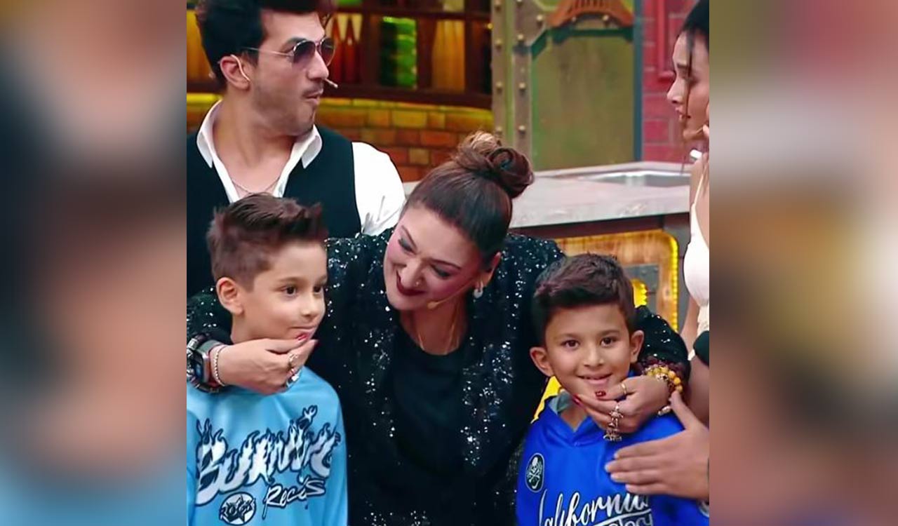 Krushna Abhishek, Kashmera Shah get emotional as twin sons meet ‘Mami’ Sunita Ahuja