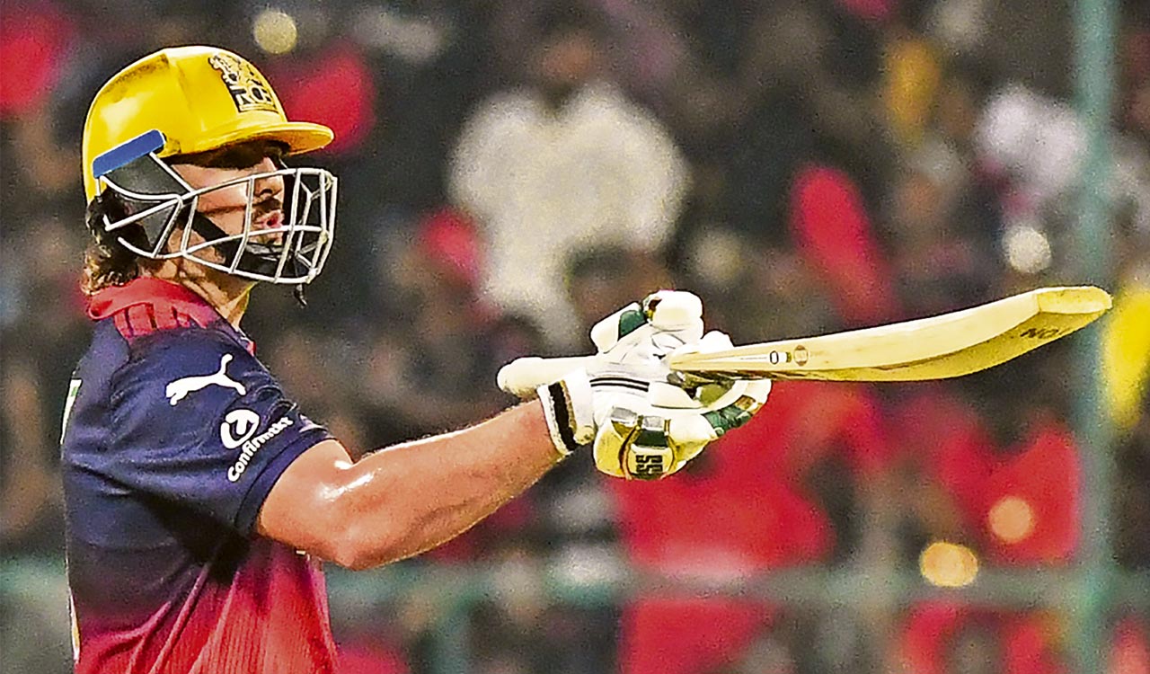 RCB overpower Chennai Super Kings with batting blitz, win by 43 runs