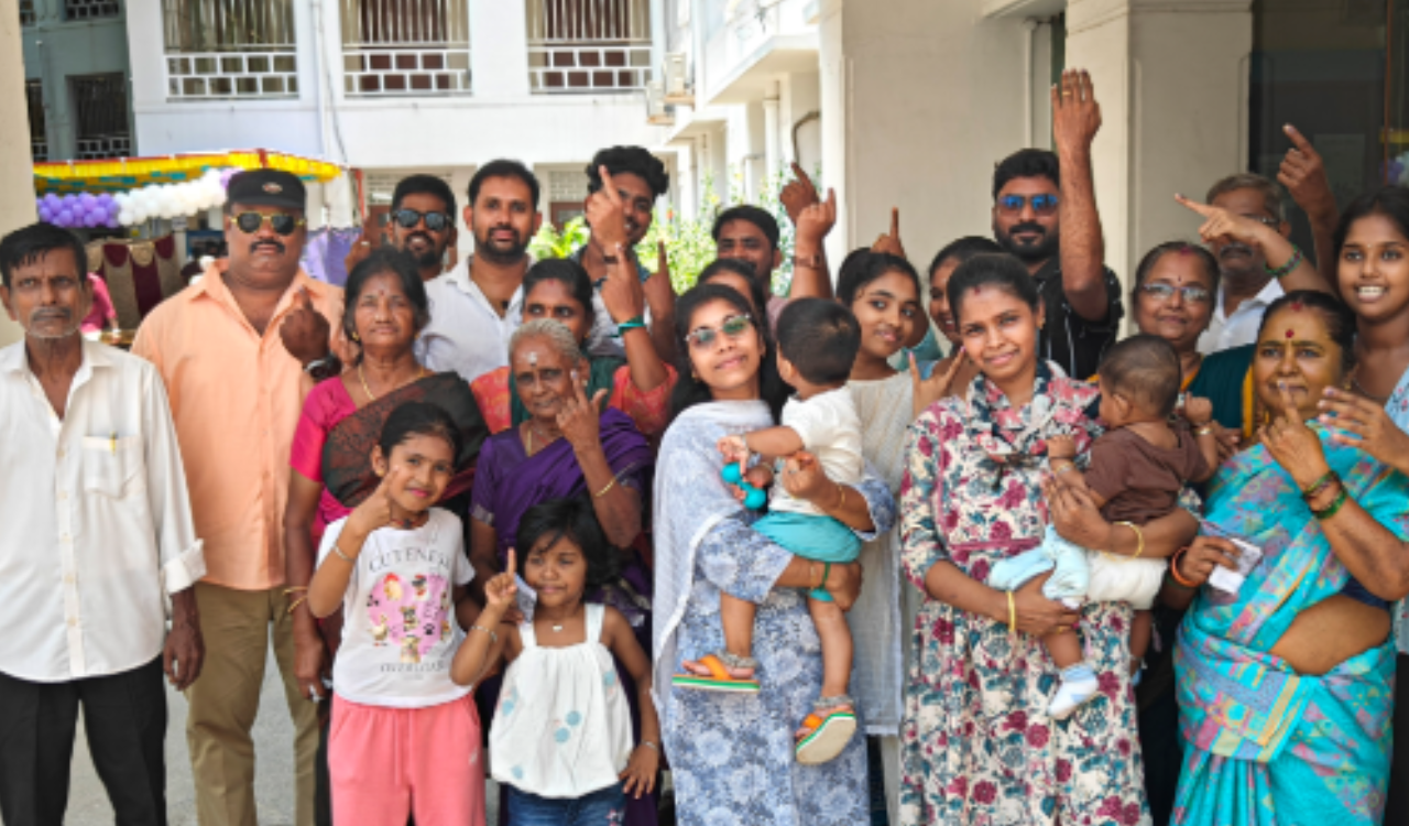 Family that votes together, stays together, believes this 3-generation family of 14