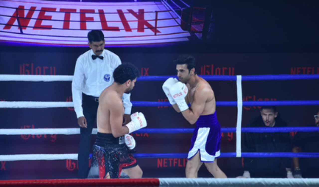 Pulkit Samrat becomes the first Indian actor to step into the ring with a professional boxer