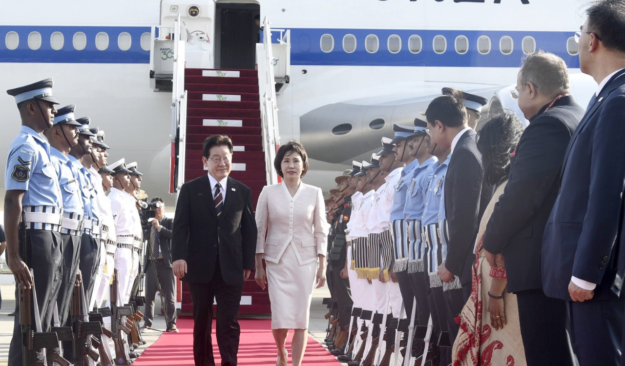 South Korean President Lee Jae Myung arrives in New Delhi for three-day State visit