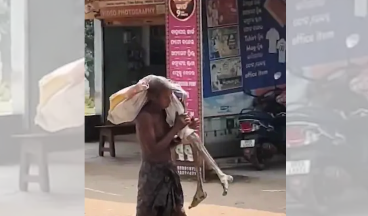Odisha man carries sister’s skeleton to bank, sparks outrage