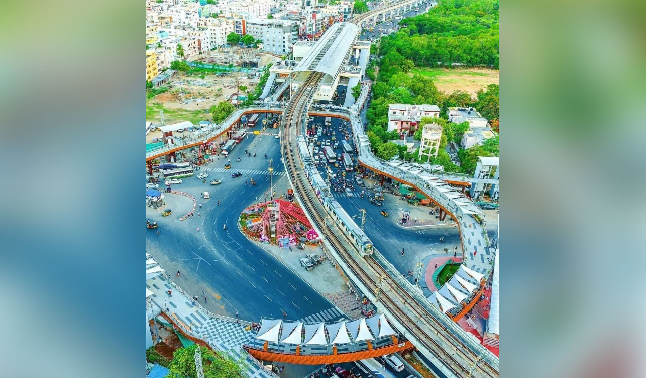 Uppal bus stop shifted to Nalla Cheruvu Katta amid corridor works